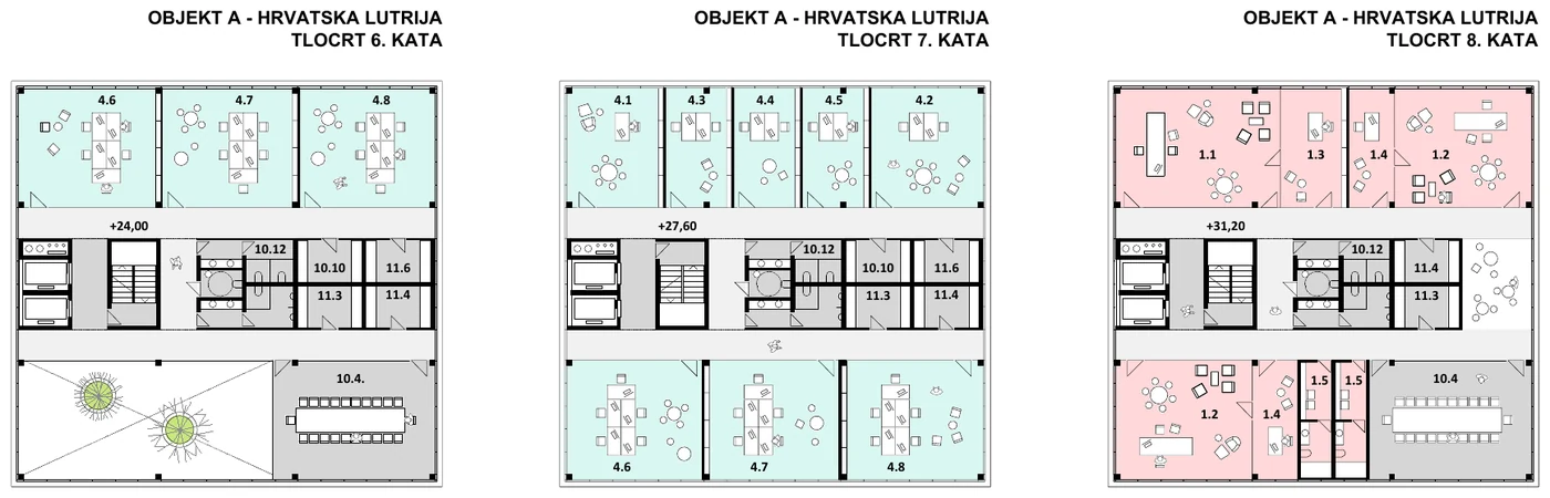 Sjedište Hrvatske lutrije, Sopot, Zagreb, nacrt 5